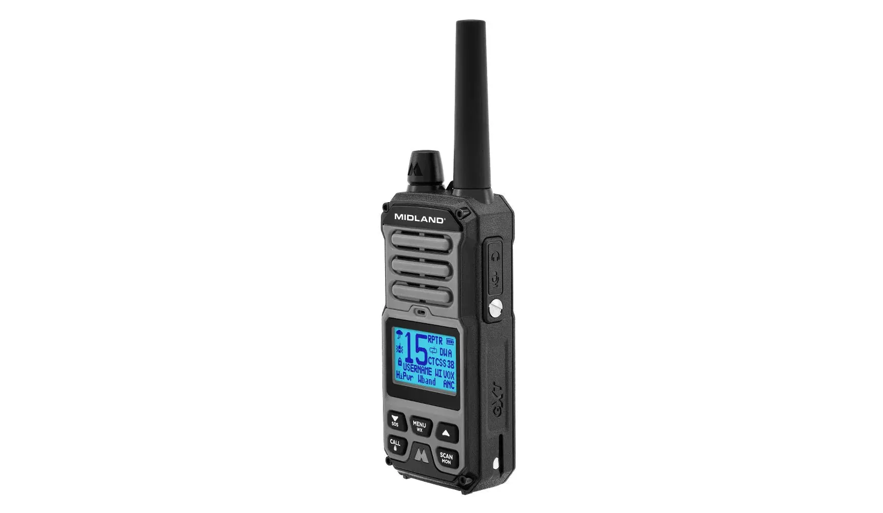 Midland 5-Watt GMRS Handheld Two-Way Radio GXT67 PRO