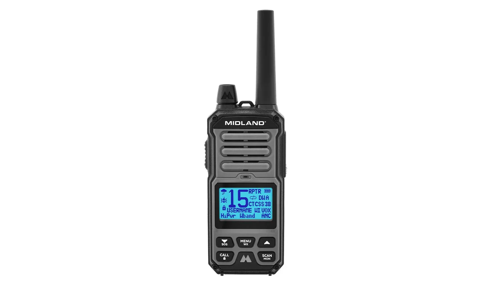 Midland 5-Watt GMRS Handheld Two-Way Radio GXT67 PRO