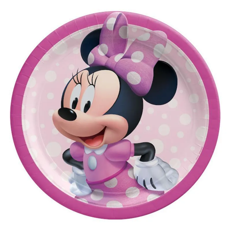 Minnie Mouse Forever Dinner Plates 9 inches, 8 per package