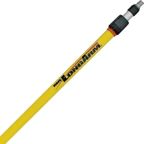 Mr. LongArm Alumiglass 6508 Extension Pole, 1-1/4 in Dia, 4.1 to 7.6 ft L, Aluminum, Fiberglass Handle :EA: QUANTITY: 1