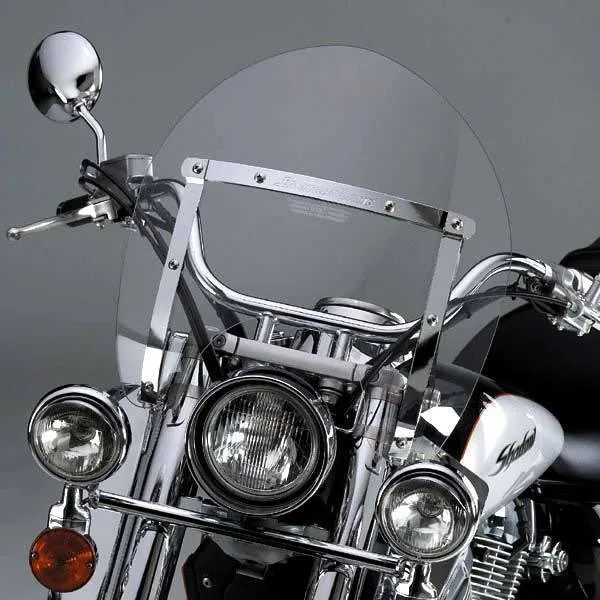 National Cycle N21733 Switchblade Shorty Clear Windshield for H-D 2006-2013 FX Wide Glide Models with 49mm Fork Tubes