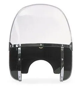 National Cycle N2233 Beaded Heavy Duty Black Windshield for 1949-2010 Harley Davidson FL/FX Models