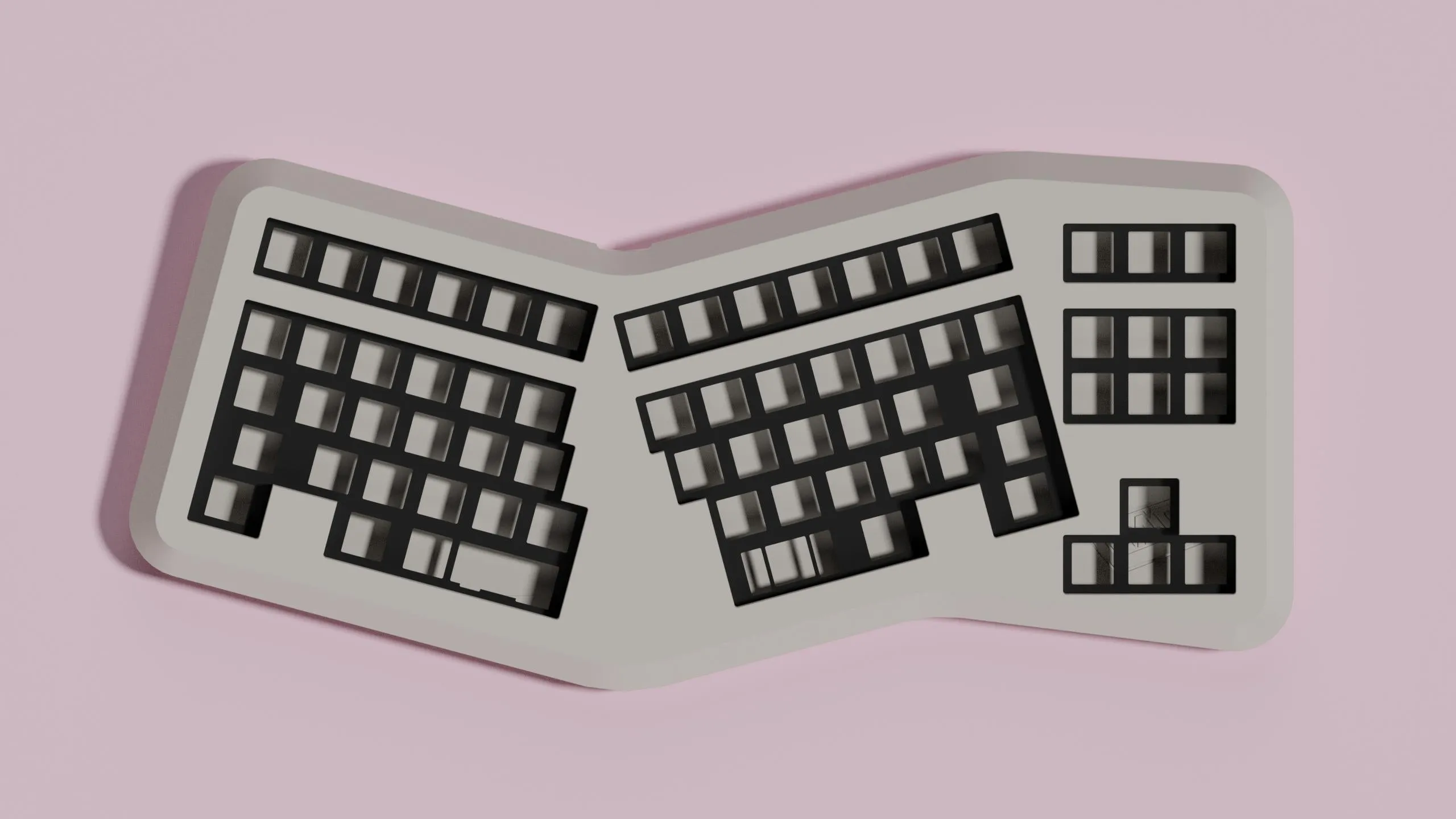 Nearfield Ergonomic Keyboard