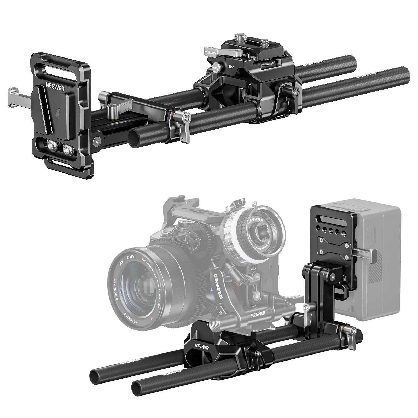 NEEWER 15mm LWS Baseplate Kit