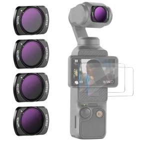 NEEWER 4 Pack Magnetic ND/CPL Filter Set for DJI OSMO Pocket 3