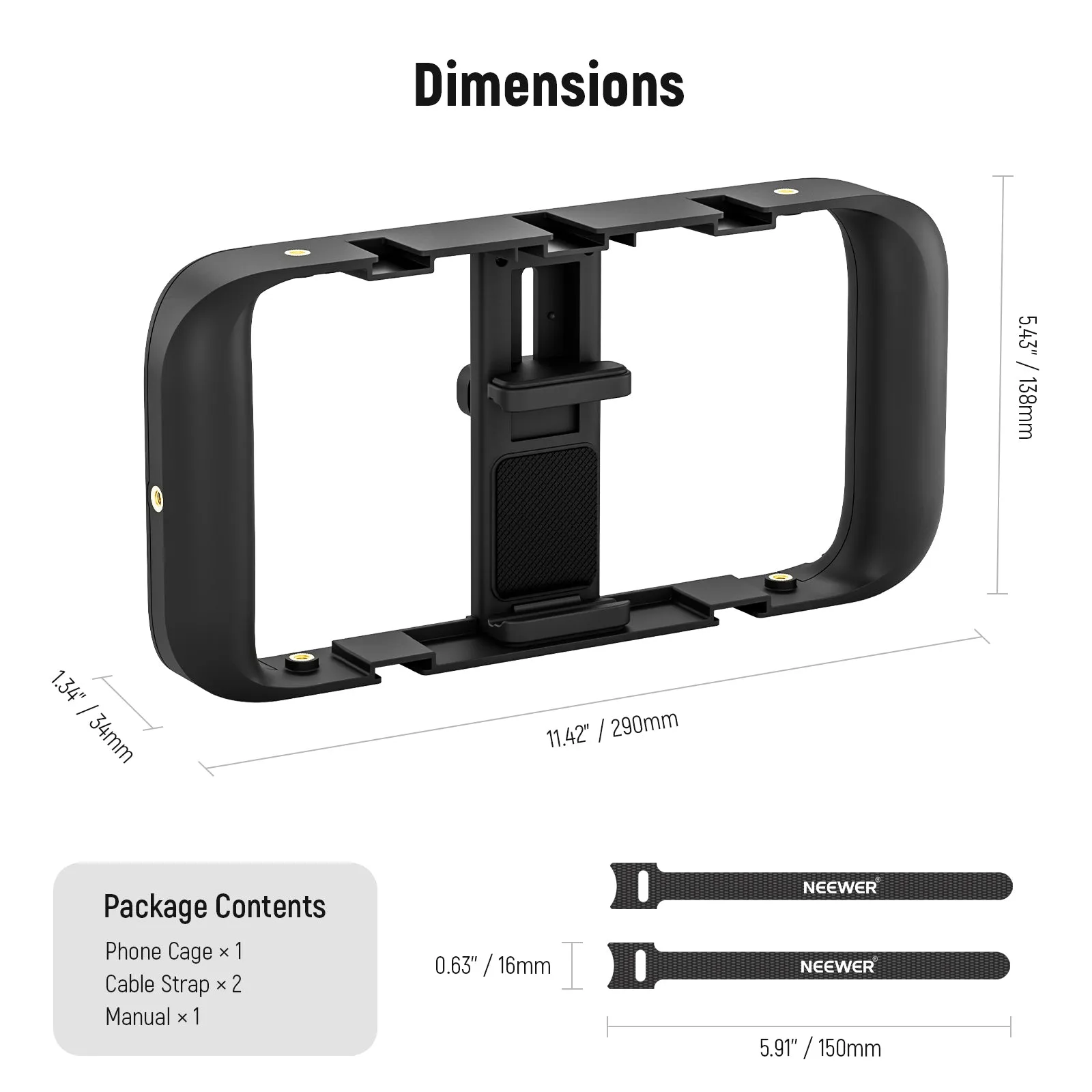 NEEWER A104 Smartphone Video Rig