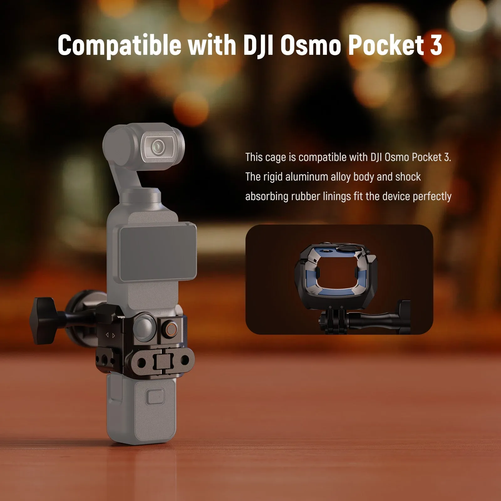 NEEWER AC009 Action Camera Metal Cage For DJI Osmo Pocket 3