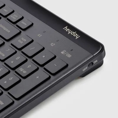 New - Bluetooth Keyboard - heyday Black & Gold