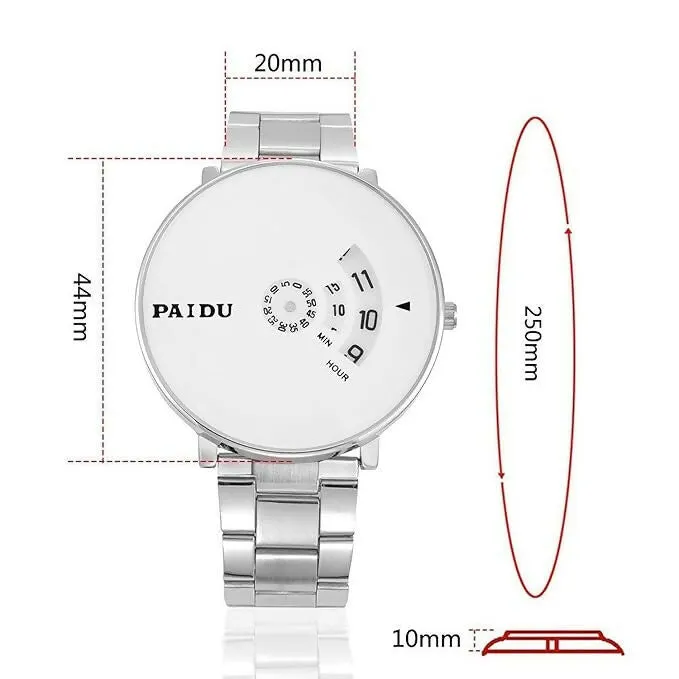 New Paidu Round Analog Stylish Watch for Men