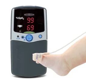 Nonin PalmSAT 2500 Handheld Pulse Oximeter, alarm, Flexi Nonin sensor, Infant