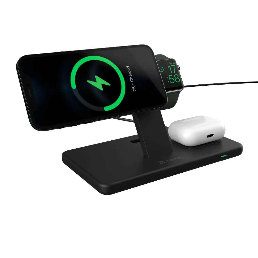 OMNIA M3 - Magnetic 3-in-1 Wireless Charging Station