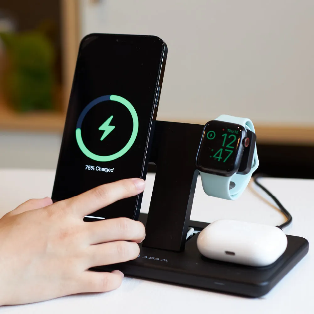 OMNIA M3 - Magnetic 3-in-1 Wireless Charging Station