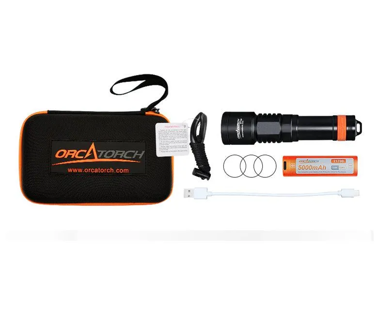 OrcaTorch D700 Dive Light