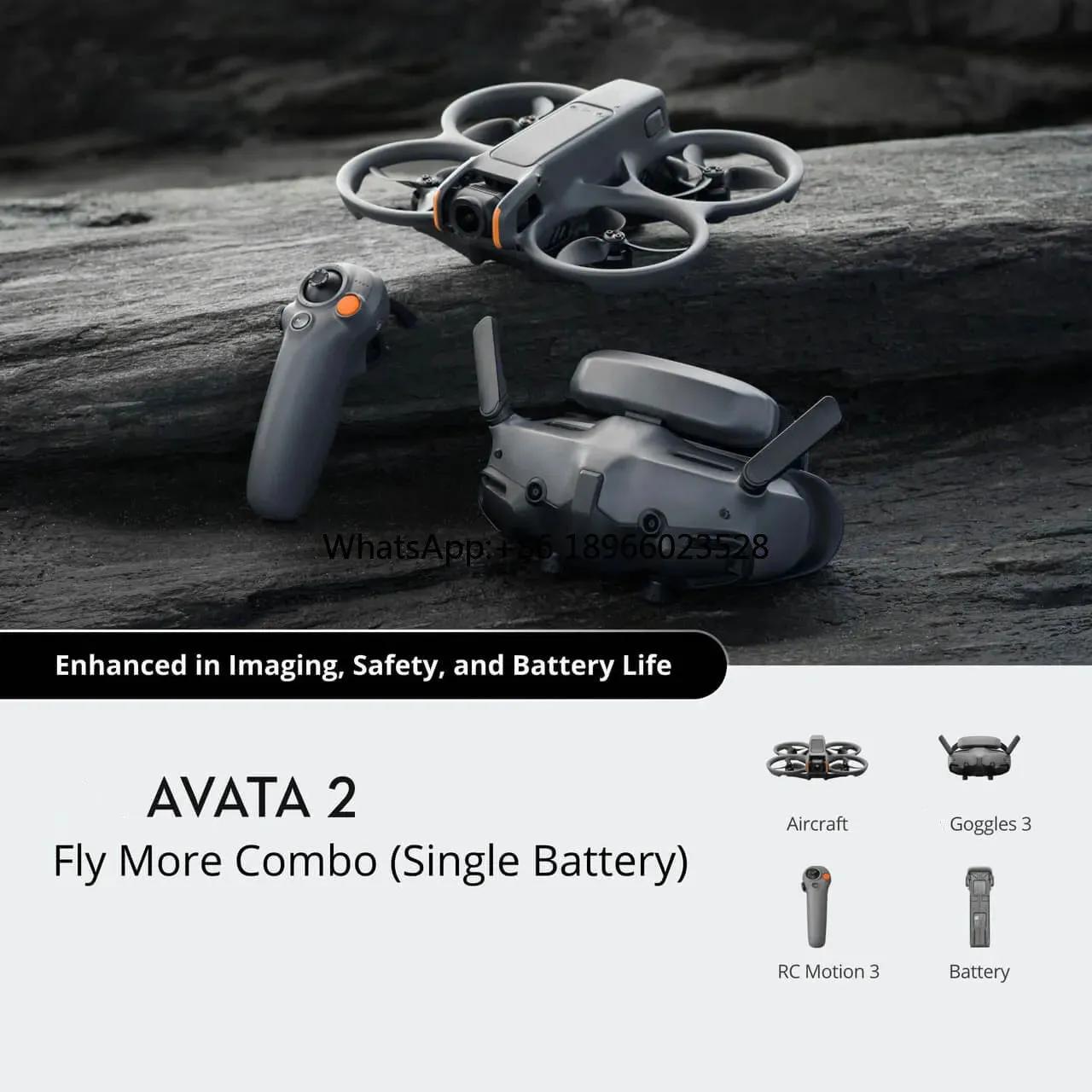 Original Avata 2 Drone avata 2 Fly More Combo with Single Battery dron 4K FPV Flight Experience Motion Control Aircraft ACRO UAV