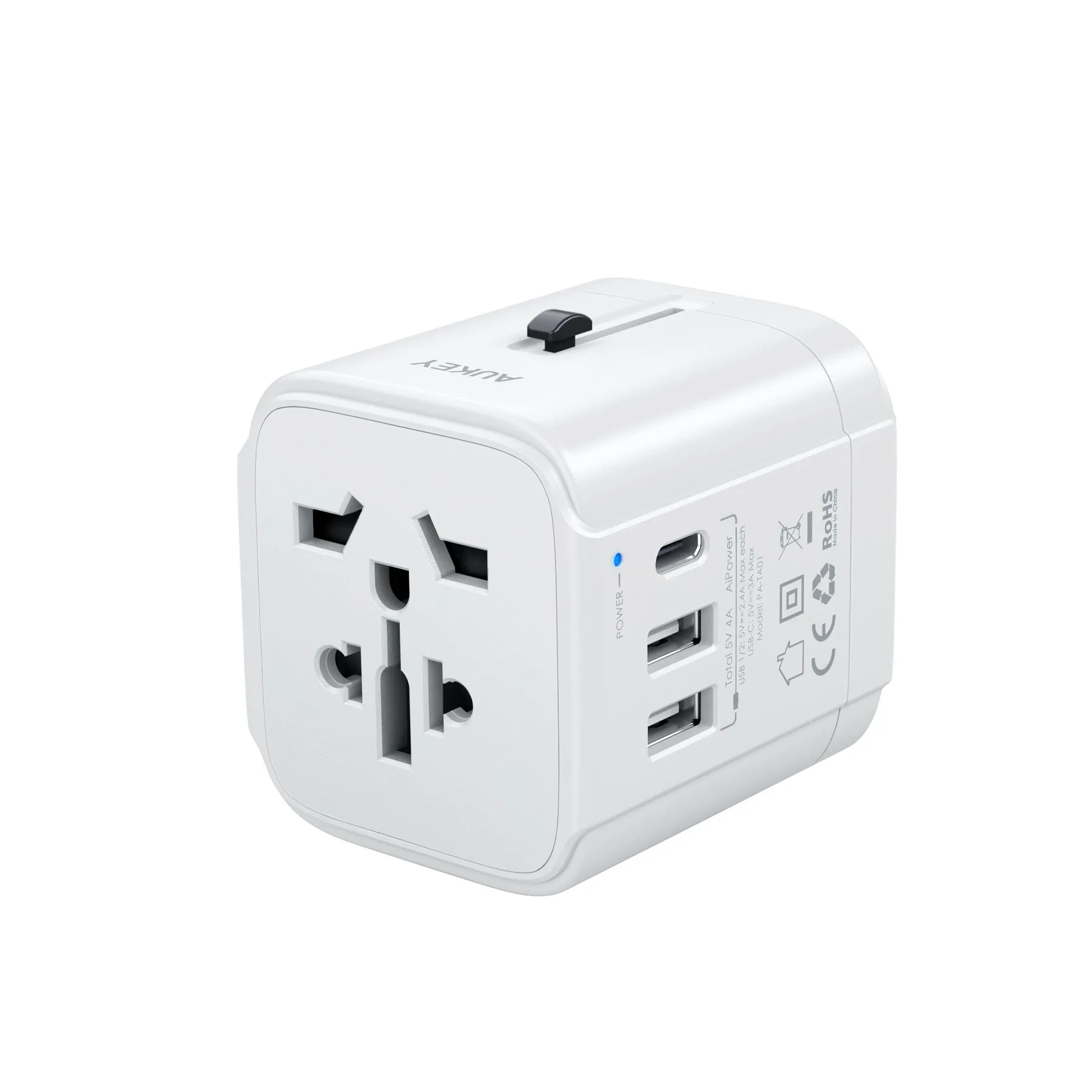 PA-TA01 Universal Travel Adapter With USB-C and USB-A Ports