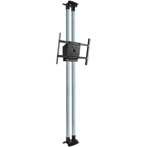 Peerless-AV MOD-FCS2KIT300 Modular Series Dual Pole Floor-to-Ceiling Kit for 46 to 90" Displays (Chrome Poles)