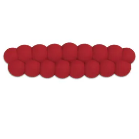 PIWIJOY Puff Red Velvet PU Leather Wrist Rest