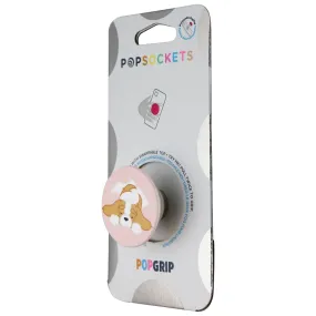 PopSockets PopGrip Stand and Grip with Swappable Top - Pupper Napper