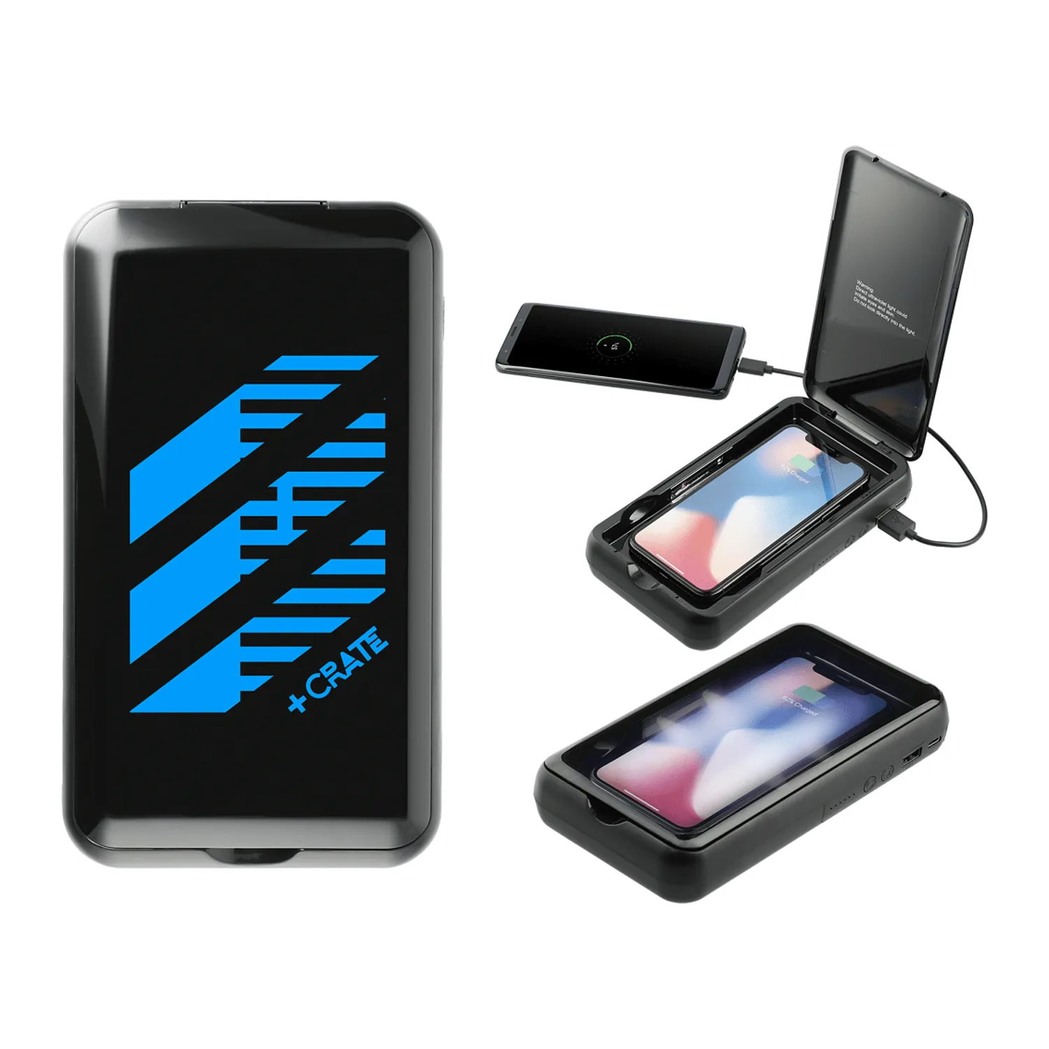 Pristine 10000 Wireless Power Bank w/ UV Sanitizer