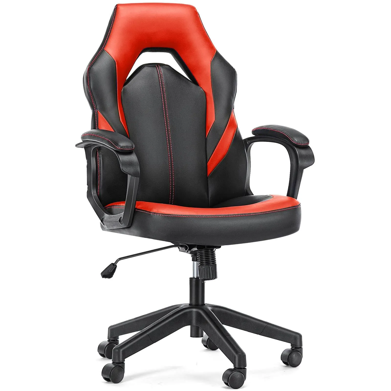 PU Leather Ergonomic Office Chair Swivel Computer Gaming Chair with Lumbar Support