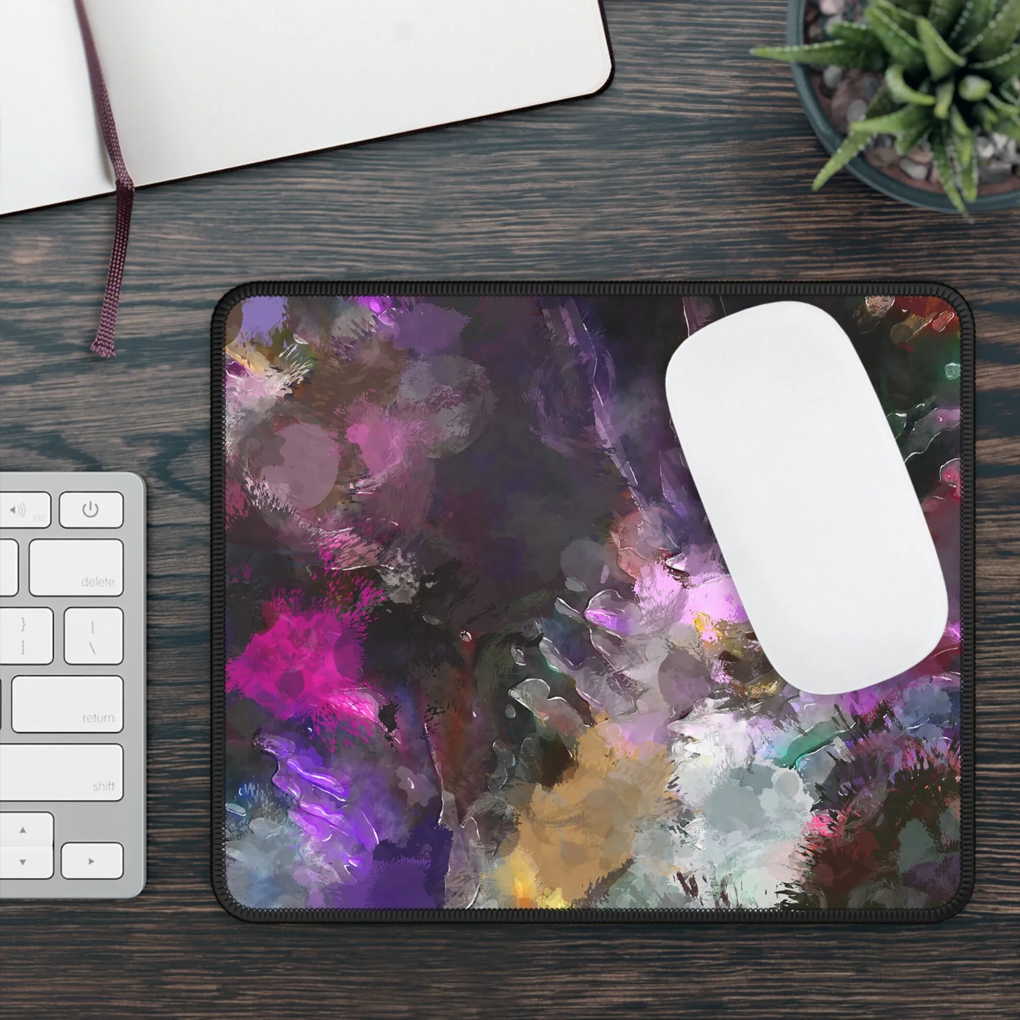 Purple Painting - Inovax Gaming Mouse Pad