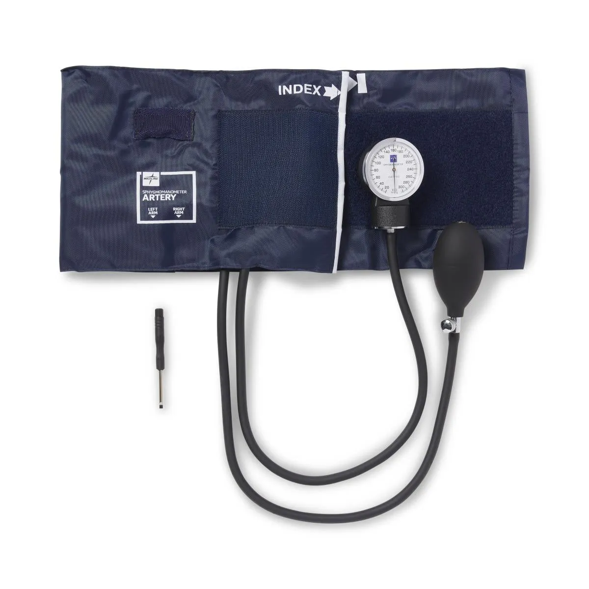 PVC Handheld Aneroid Sphygmomanometer, Large Adult