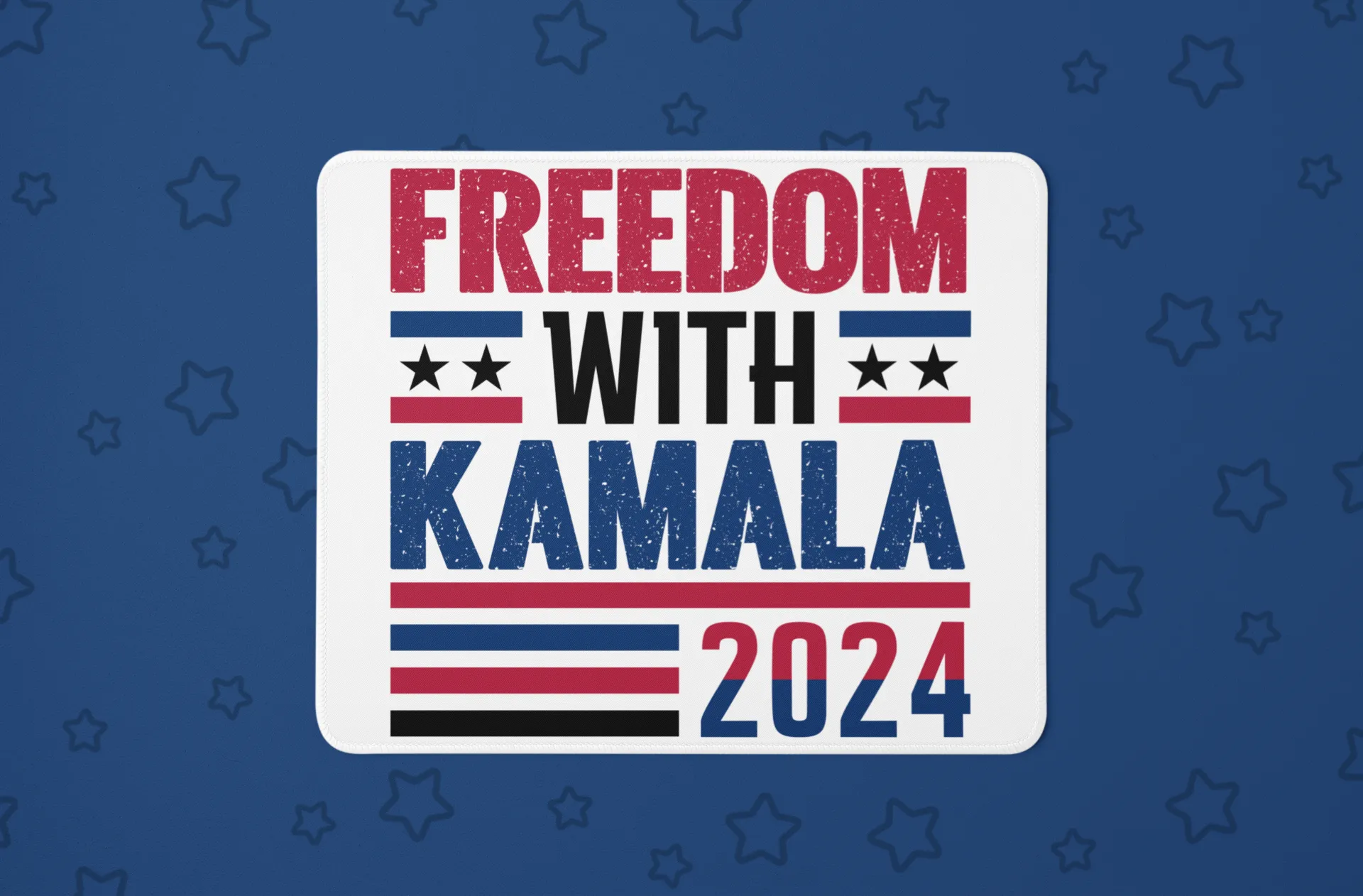 "Freedom With Kamala 2024" Mouse Pad