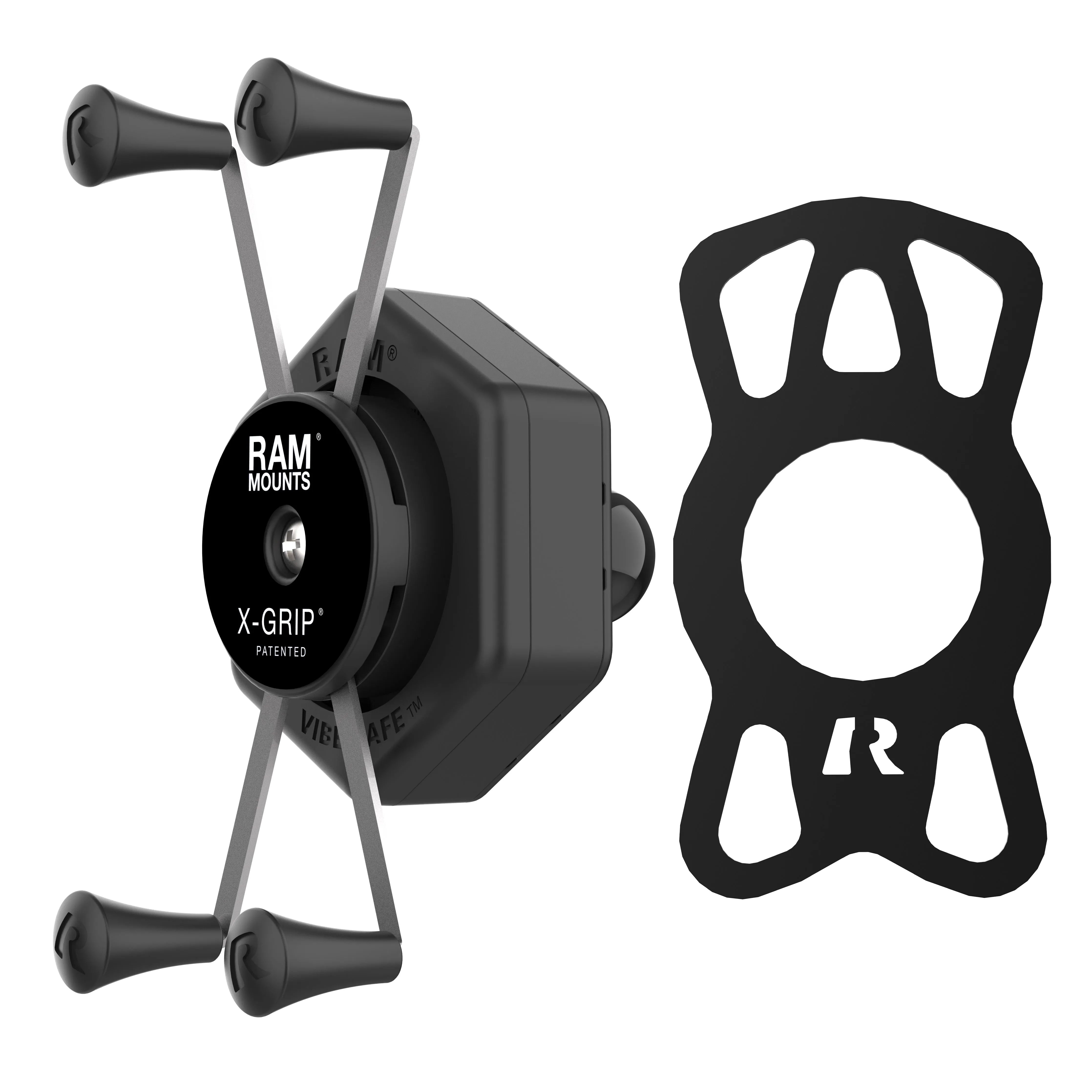 RAM® X-Grip® Large Phone Holder with Ball & Vibe-Safe™ Adapter