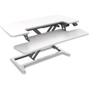 Rapid Flux Electric Height Adjustable Desk Riser 880 X 415Mm White