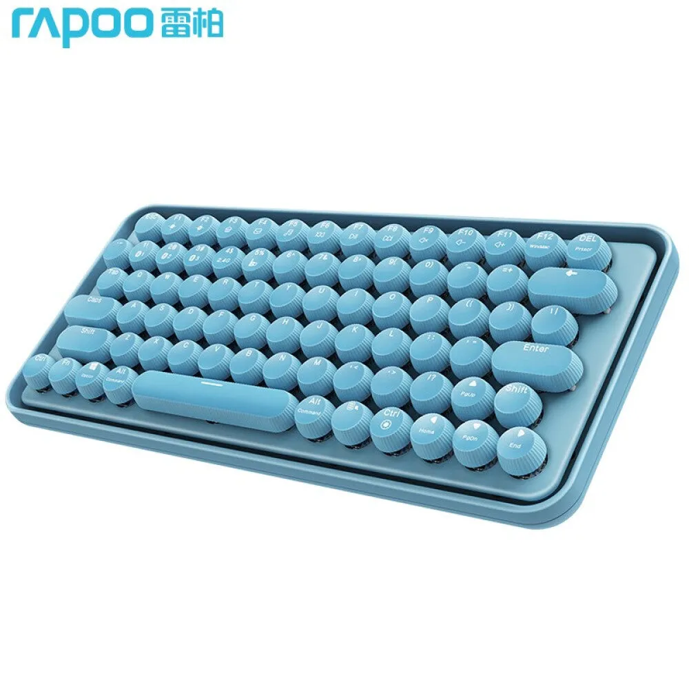 Rapoo Ralemo Pre5 Retro Punk Wired/Wireless 2.4G Bluetooth Mechanical Keyboard