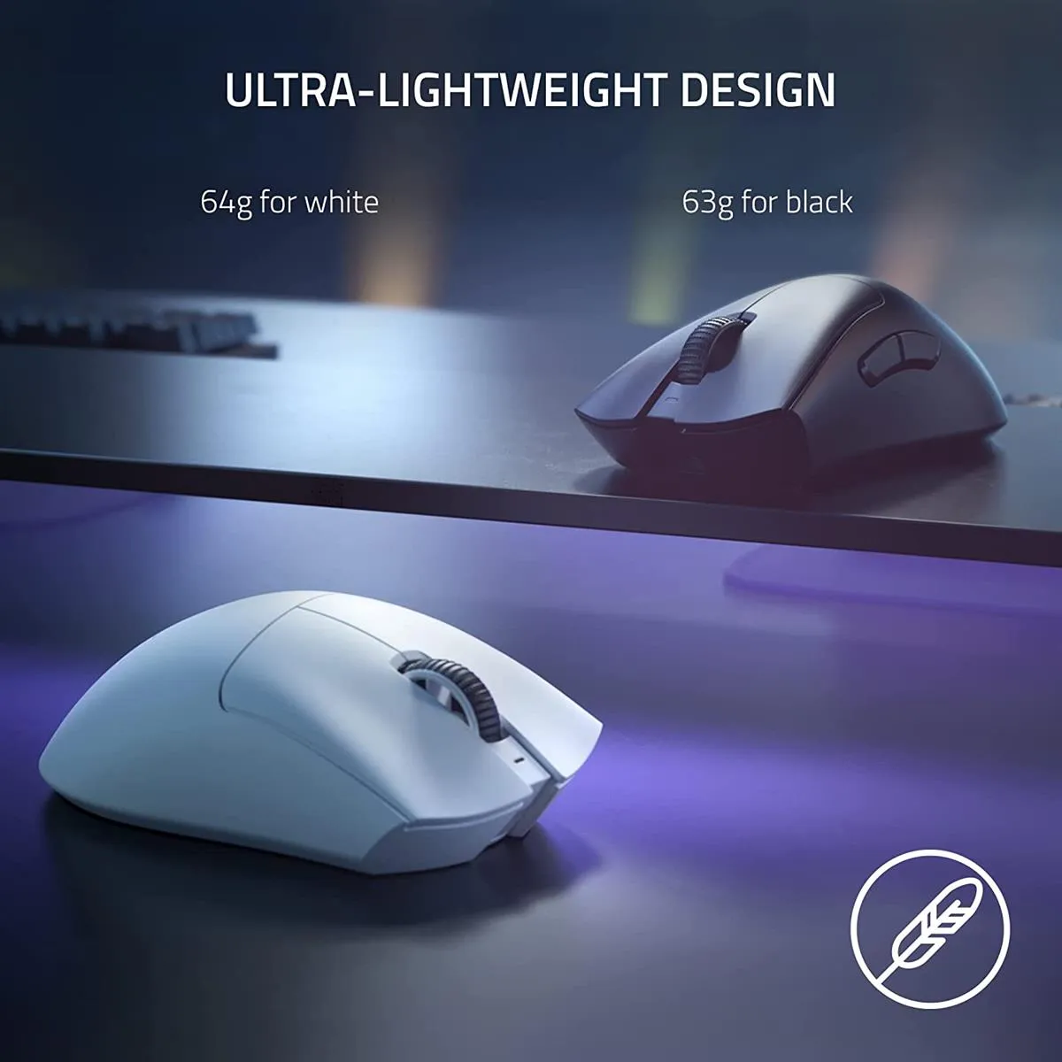 Razer DeathAdder V3 Pro White Wireless Mouse