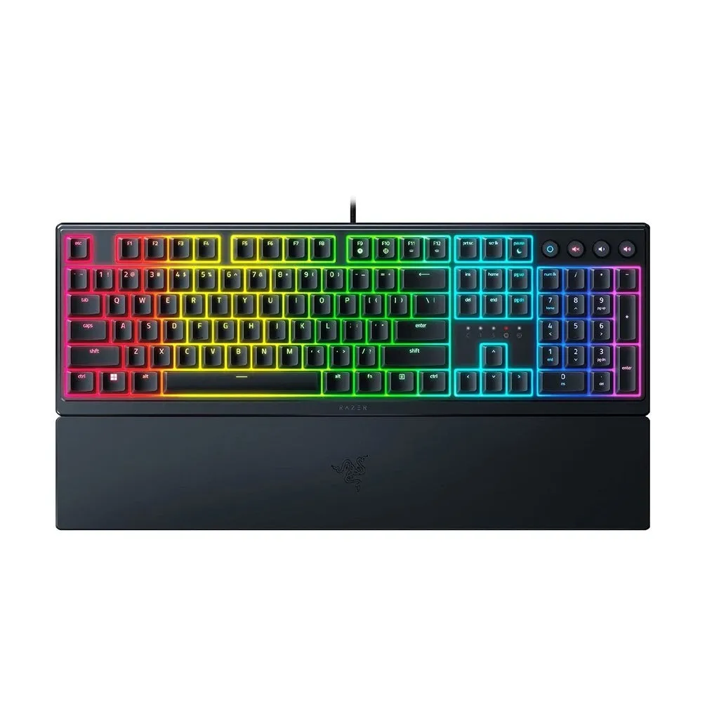 Razer Ornata V3 - Ergonomic Clicky Gaming Keyboard (RZ03-04460100-R3M1)