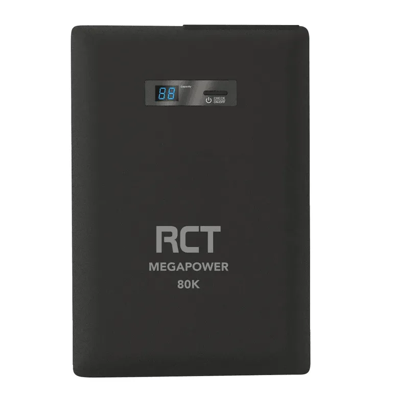 RCT MEGAPOWER PBS80AC LITHIUM POWER BANK - 80000MA