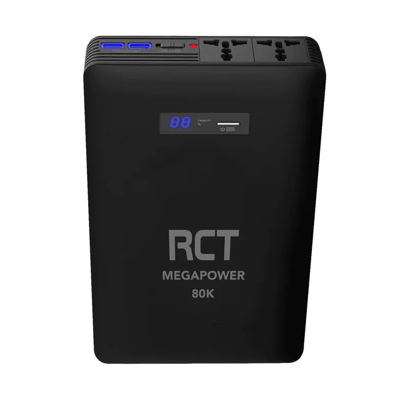 RCT MEGAPOWER PBS80AC LITHIUM POWER BANK - 80000MA