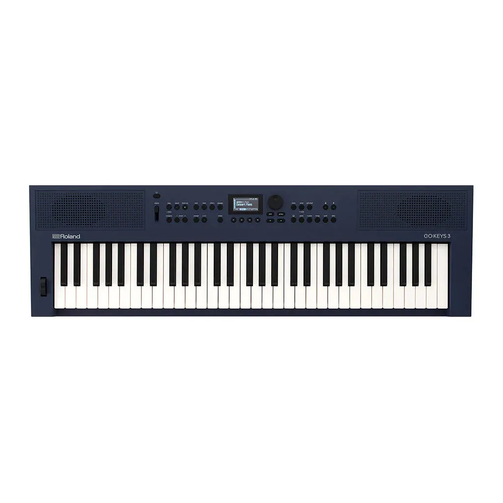 Roland GO KEYS 3 Portable Keyboard in Midnight Blue GOKEYS3MU