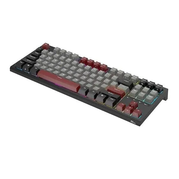 Royal Kludge RKR87 RGB 87 Keys Hot Swappable Mechanical Keyboard Black (Brown Switch)