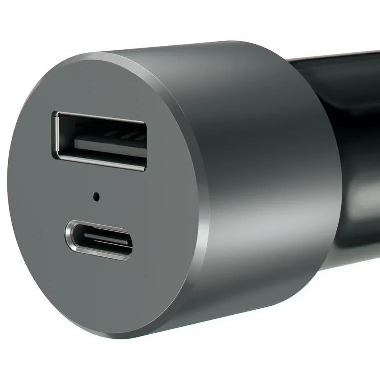 Satechi 72W USB-C and USB-A Car Chager - Space Grey