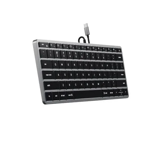 Satechi Slim W1 USB-C Wired Keyboard (Space Grey)