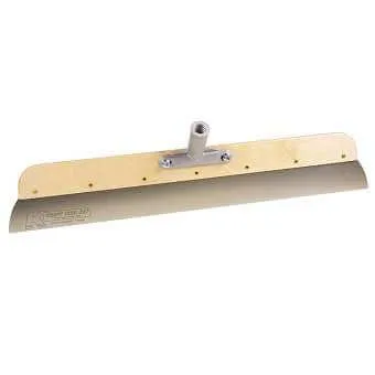 Self-Leveling 24" Wood Frame SS Smoother with Adapter