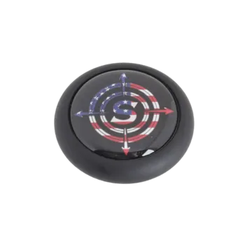 Shrewd Archery Aluminum 1/3oz - Matte black -Patriot Sticker