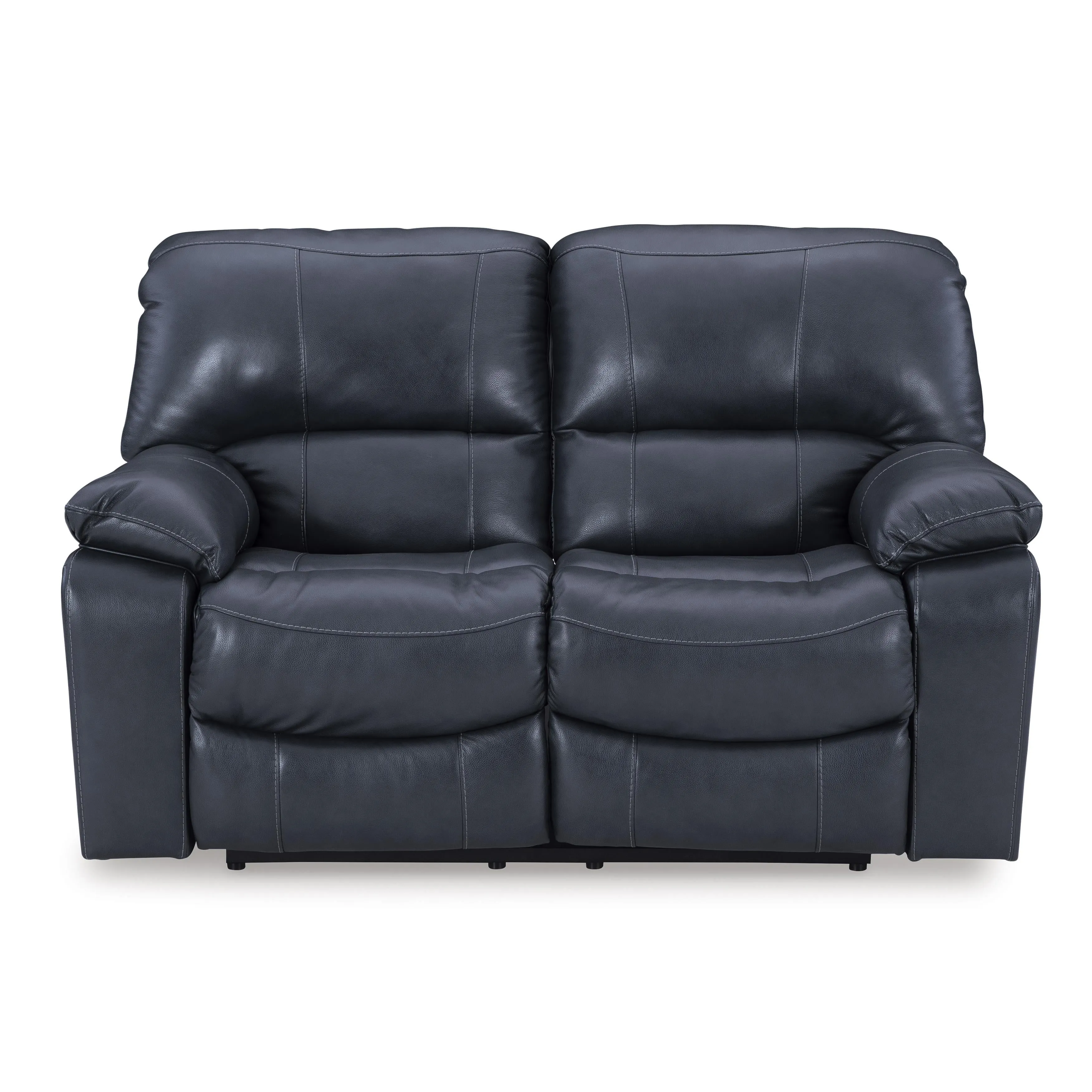 Signature Design by Ashley Leesworth Power Reclining Leather Match Loveseat U4380974