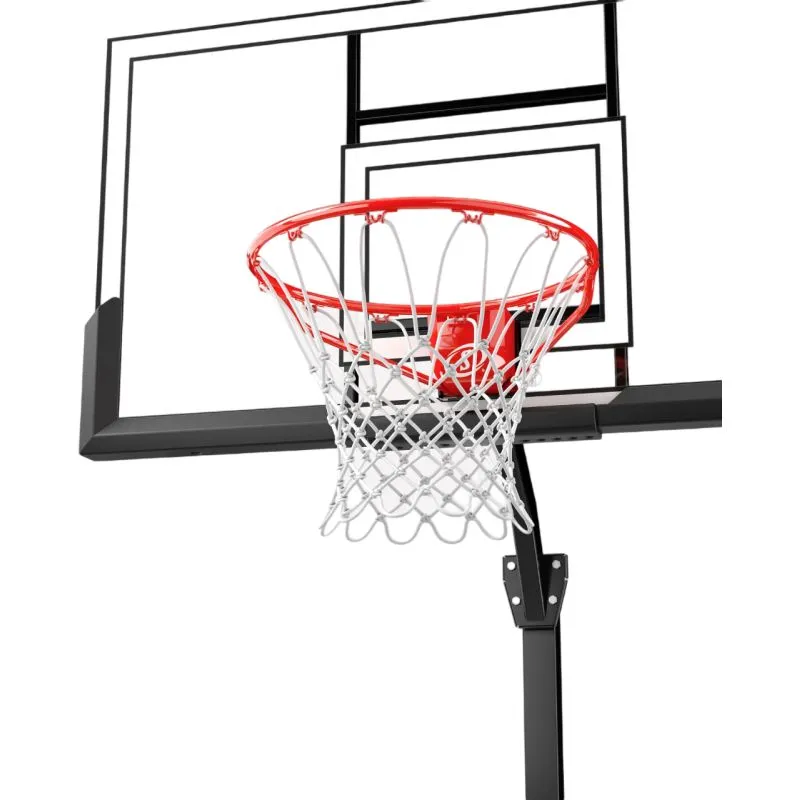 Spalding 60-inch Momentous EZ Assembly Acrylic Portable Basketball Hoop