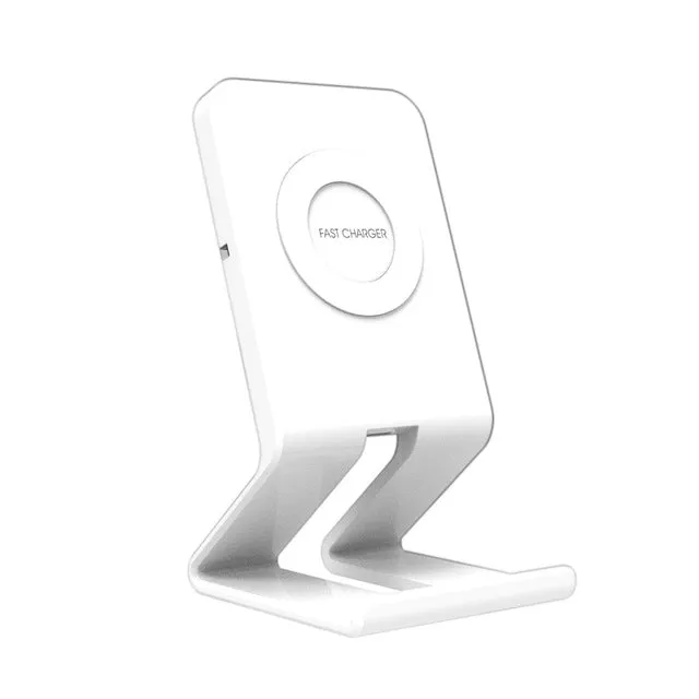 Standard Wireless Charger For Iphone 8 Iphone X Samsung S8 S7 Edge S6 Edge Note 8 Stand Style 5V 1A Output Wireless Charger