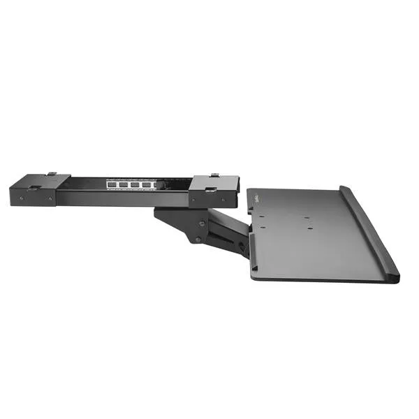 Startech.Com Under Desk-Mount Keyboard Tray - 26.4? Wide - Adjustable - Ergonomic Slide-Out Keyboard Shelf With Tilt And