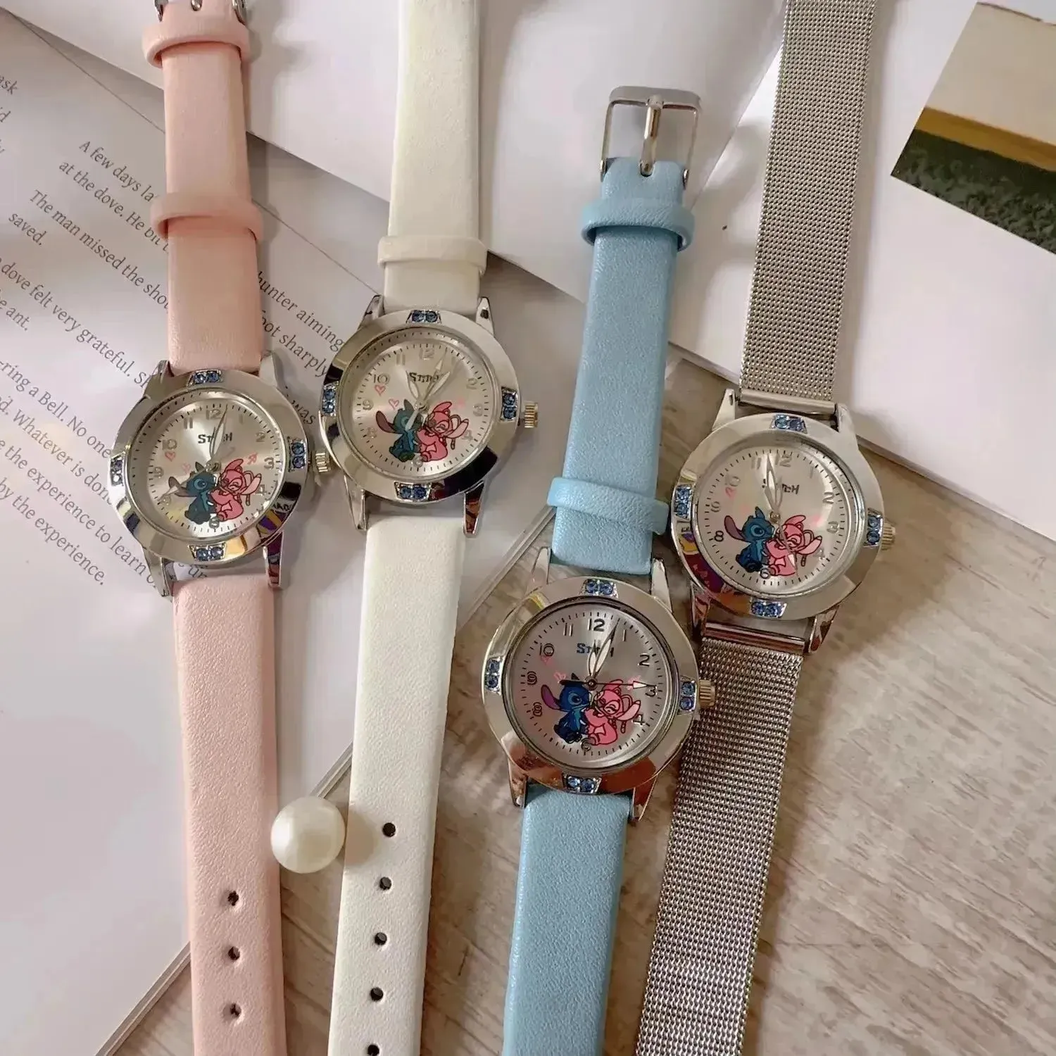 Stitch & Angel Love Quartz Watch