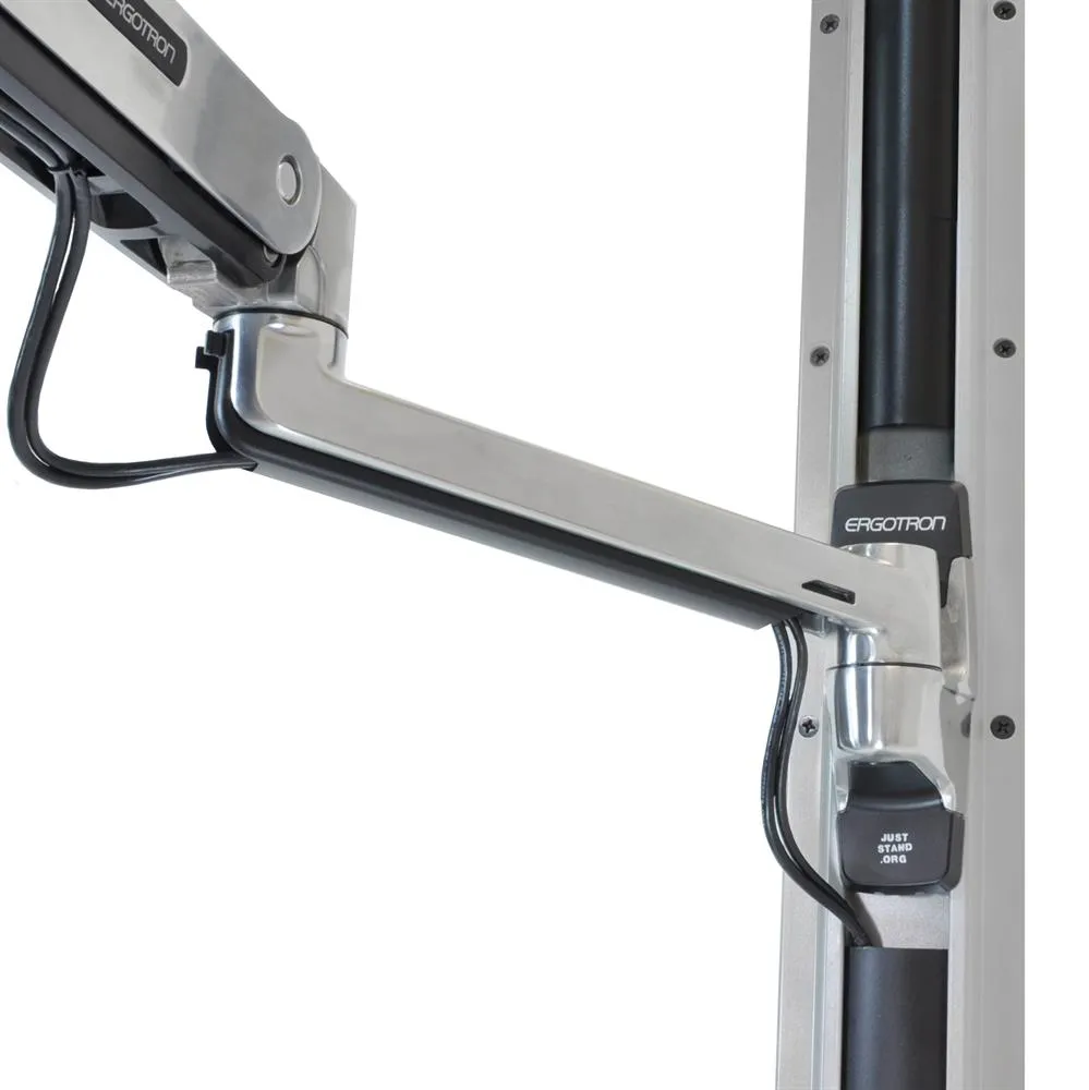 StyleView Sit-Stand Combo Arm with Worksurface