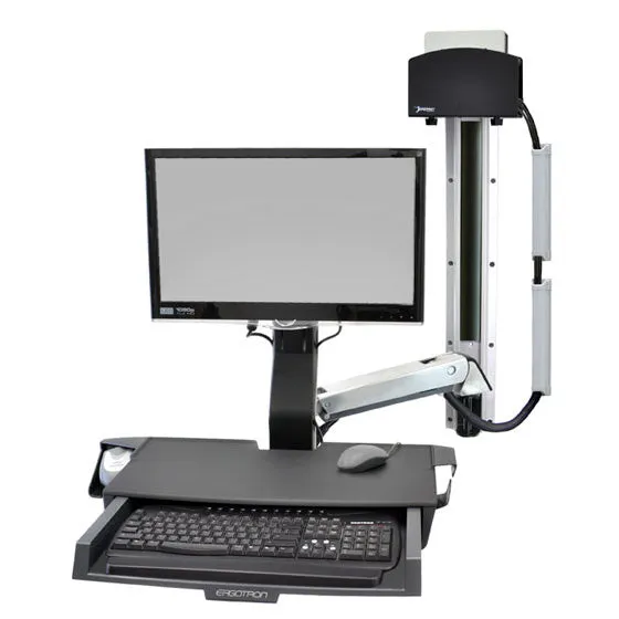 StyleView Sit-Stand Combo System with Worksurface