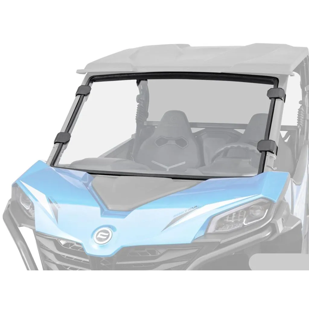 SuperATV CFMOTO ZForce 800 Trail Scratch Resistant Full Windshield