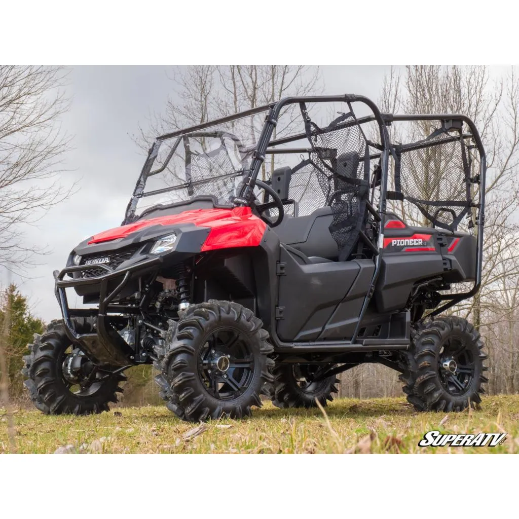 SuperATV Honda Pioneer 700 Scratch Resistant Flip Down Windshield