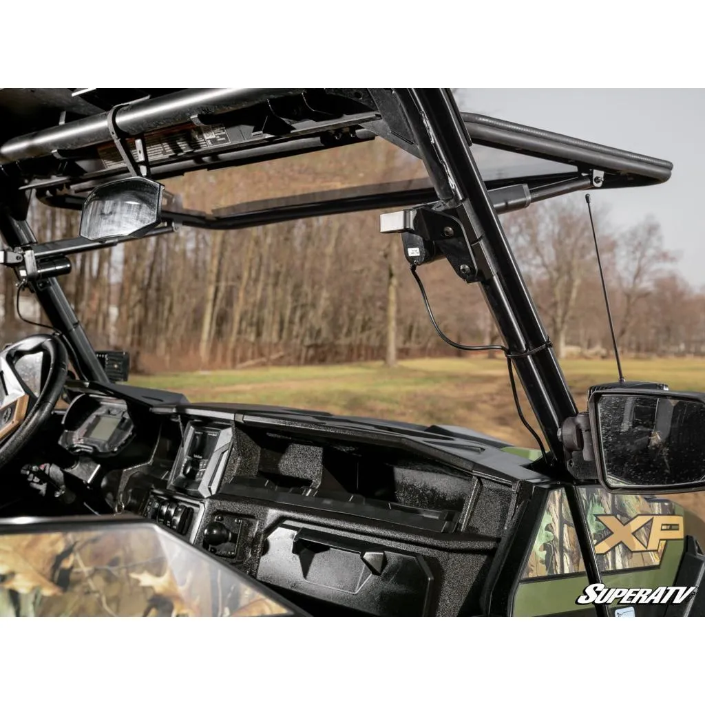 SuperATV Polaris General 1000 MaxDrive Power Flip Windshield